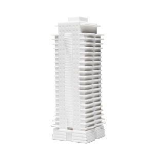 pieza arquitectura impresa con Blueprinter
